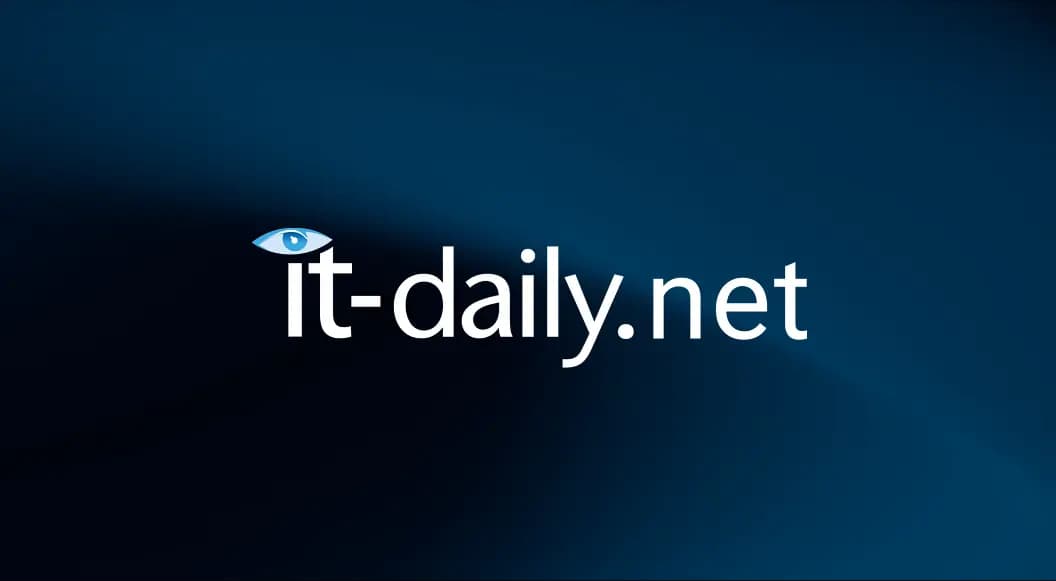 it-daily.net Logo auf dunkelblauem Hintergrund